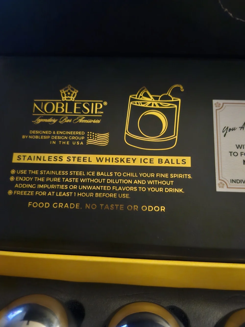 Stainless Steel Whiskey Ice Balls - Silver (Set of 4)
